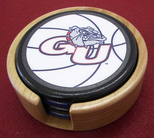 4 GU Bulldogs Basketball Coasters #2