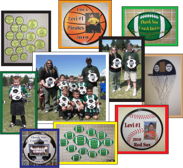 Player Awards and Coach Gifts Collage